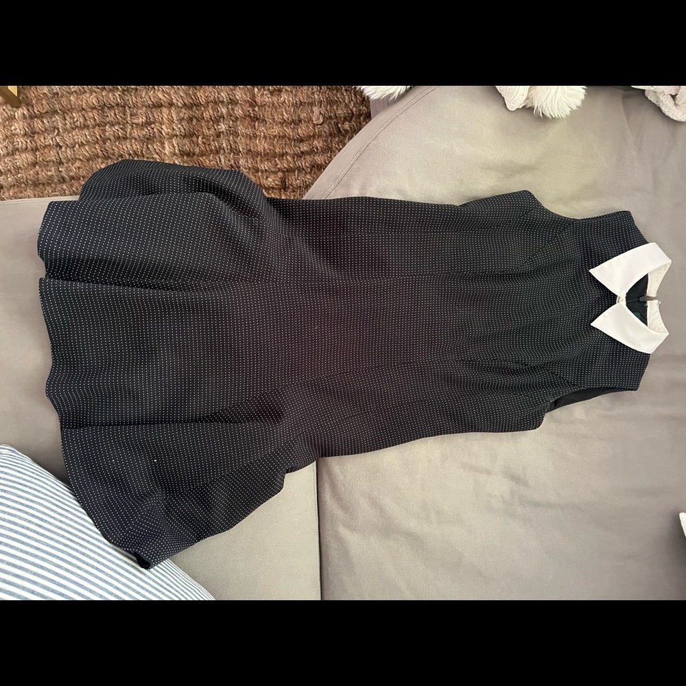 Ralph Lauren collared drop-waist dress